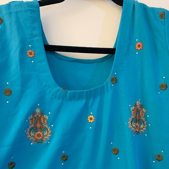🌺 SALE $50 🌺 8 - NEW 3-Piece Stitched Indian Suit  (Plus Size) - Picture 10 of 12